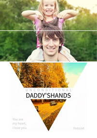 Hands of dad
