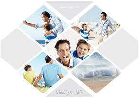 Fathers Day photo grid