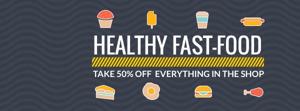 Fast Food Promotion Facebook Cover Photo Template