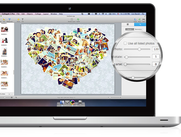 Make a photo grid easily on Mac