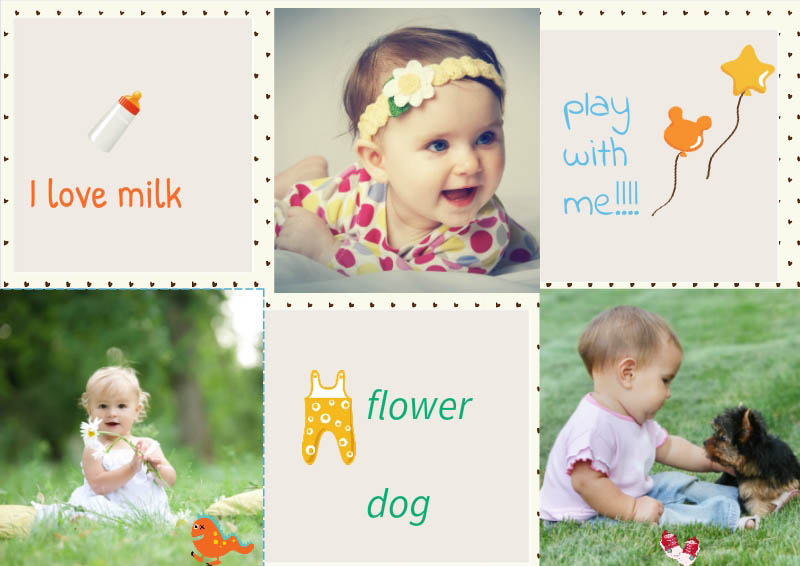 baby photo collage maker