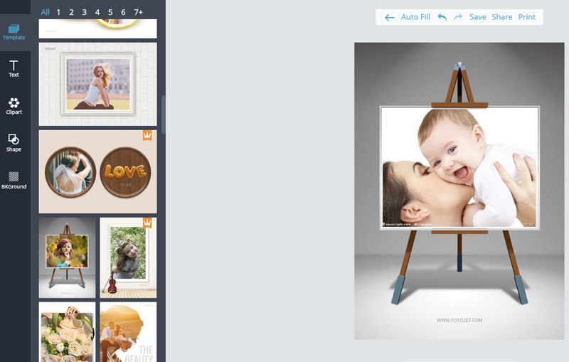 Easel one