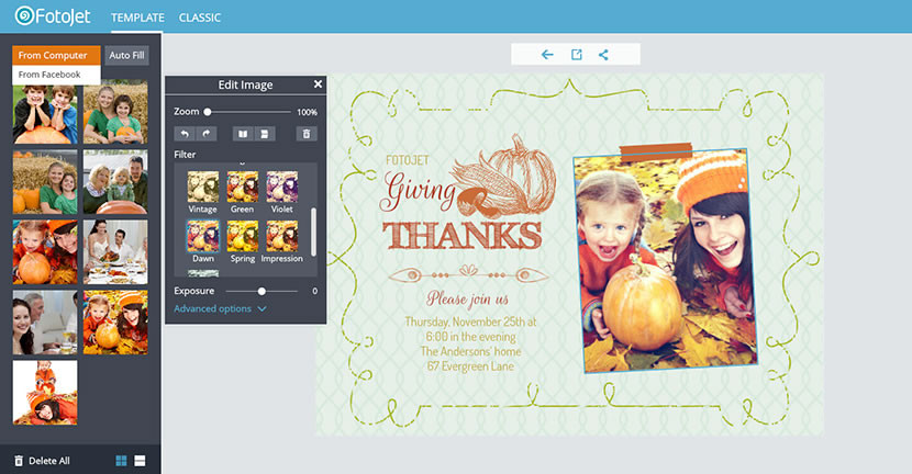 Add and edit photos