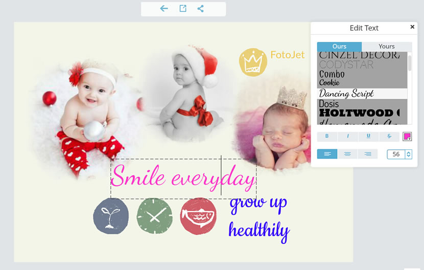 Make An Adorable Baby Photo Collage To Showcase Baby S Sweet Moments