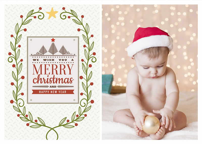We wish you a merry Christmas and happy New Year