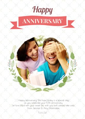 Anniversary card