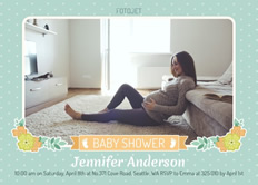 Baby shower invitation