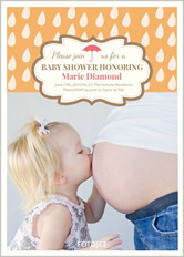 Baby shower card