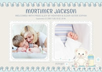 online birth announcement