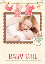 online birth announcement