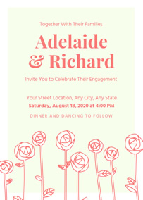 Wedding Engagement Invitation