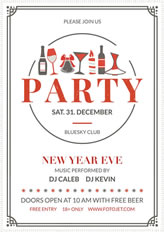 make party flyers online