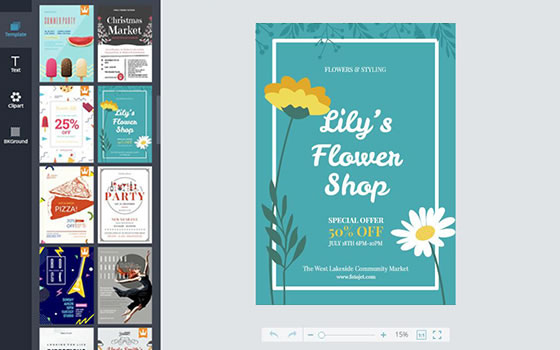 Create Business Flyers with Free Templates Online FotoJet