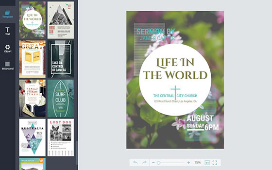 design your own church flyers online fotojet flyer create online