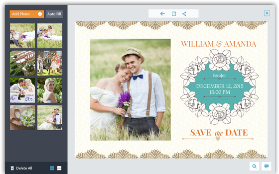 Wedding cards online make