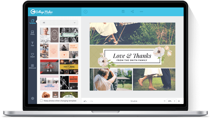Collage Creator On Mac Stunning Collages Made Easy Fotojet Collage Maker