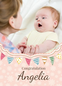 Baby girl congratulations