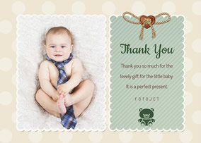 Baby Thank You Cards Make Custom Baby Thank You Cards Online Fotojet