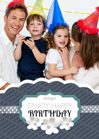 Birthday photo card