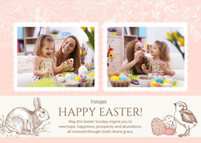 Easter photo card