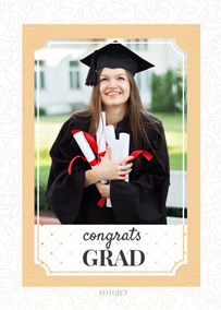 Happy graduation card