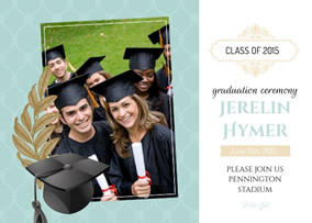 graduation invitation card