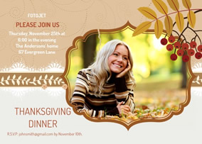 Thanksgiving invitation