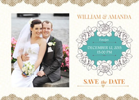 Save the date card