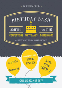 Birthday flyer