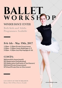 Dance Class Promotional Flyer 