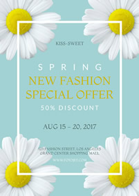 Spring sales flyer