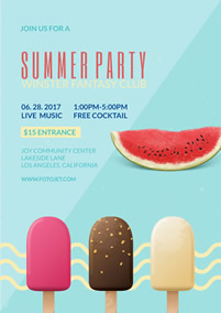 Party flyer