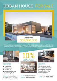 Real estate flyer