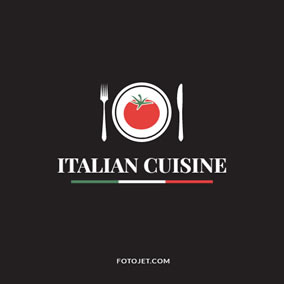 Italian food logo
