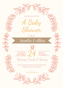 Bridal shower invitation