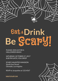 Halloween invitation