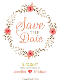 Save the date invitation