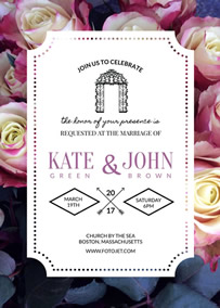 Online printable wedding