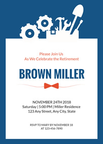 Retirement party invitation