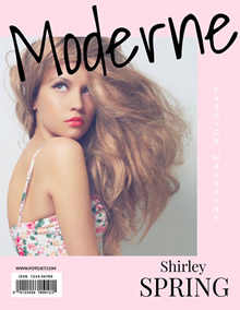 Modern magazine cover