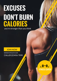 Fitness Posters Design Fitness Posters Online For Free Fotojet