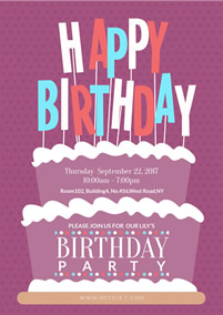 Birthday poster