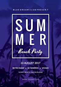 Summer beach party