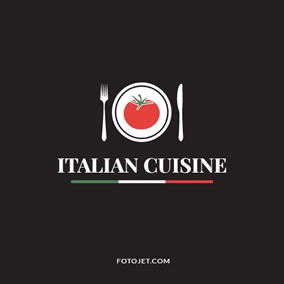 Italian restaurant logo