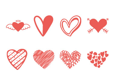 Heart sticker