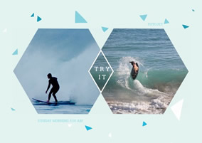 Surfing collage