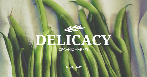 Vegetable Market Facebook Ad Template