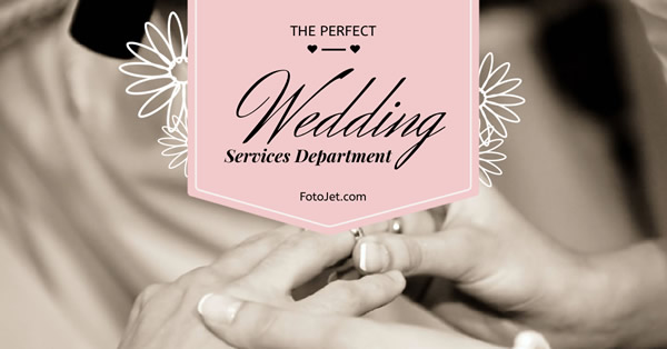 Wedding Company Facebook Ad Template