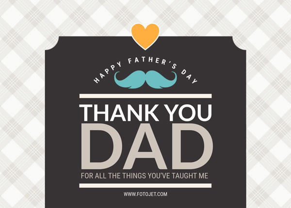 Happy Father’s Day Greeting Card Template
