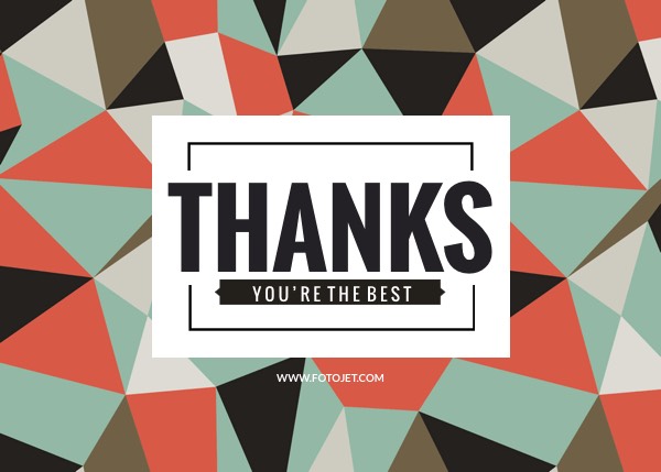 Personalized Thank You Card Template